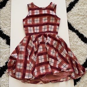 Vintage style plaid dress
